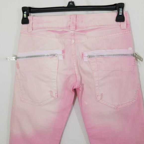 Used brand Jeans zippers denim crop pants 28 wst - Picture 3 of 8